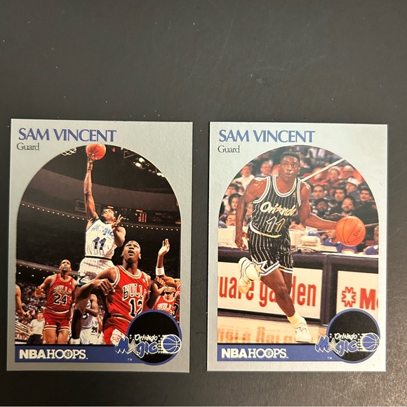 🏀🔥Rare Error Card. Sam Vincent w Michael Jordan on Card Error w wrong jersey# - Picture 1 of 2